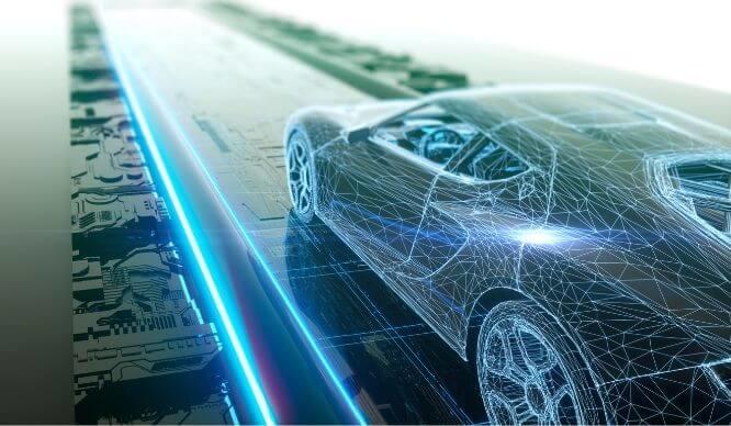 Shining autonomous driving car of the near future