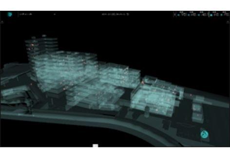 Display screen of spatial information data linkage platform &quot;3D K-Field&quot;