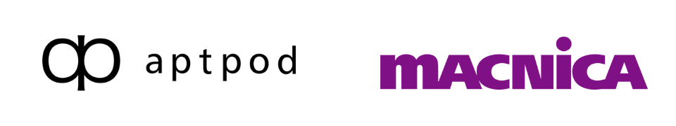 aptpod and Macnica logo mark
