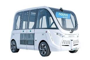 Shuttle bus type autonomous driving car