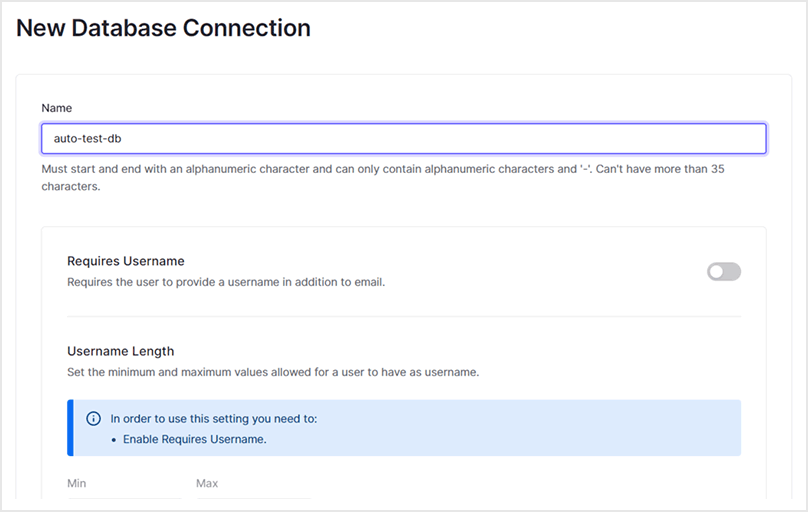 Enter an arbitrary connection name in the Name field and click [Create].