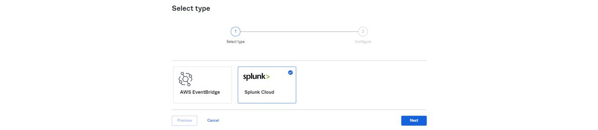 Procedure for linking Log Streaming with SplunkCloud