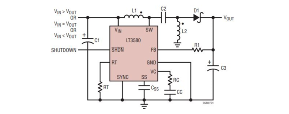 SEPIC converter circuit example