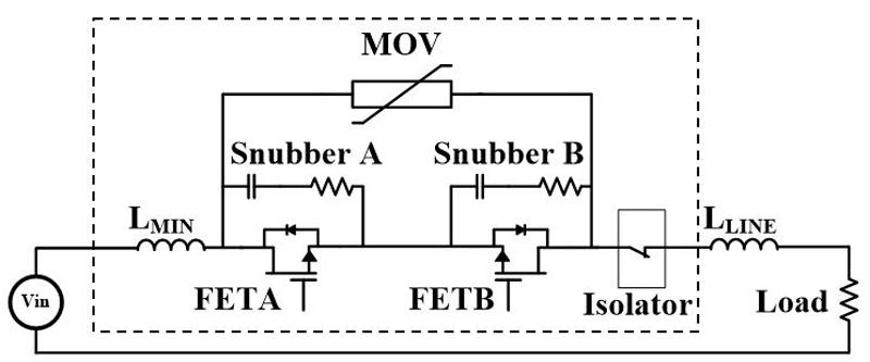 Bidirectional Solid State DC Circuit Breaker Configuration
