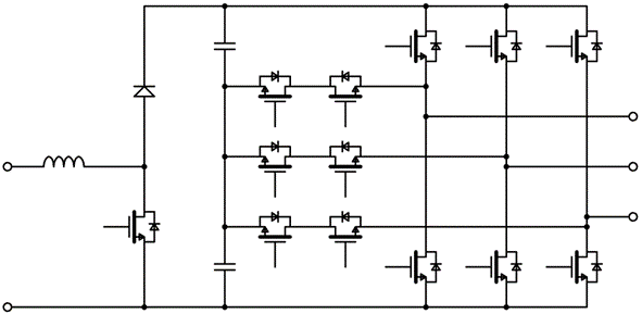 TNPC 3-level inverter with non-isolated booster.