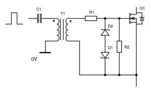 Isolated transformer gate drive