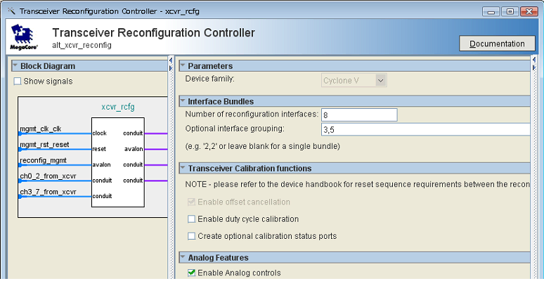 Article header xcvr reconfig  2