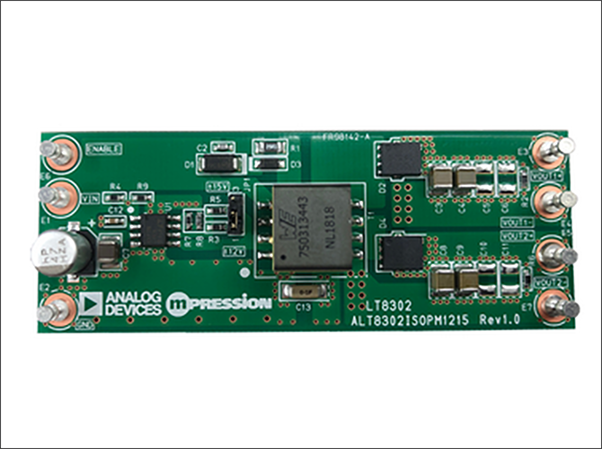 +/-12V Output Isolated DC/DC Board with LT8302