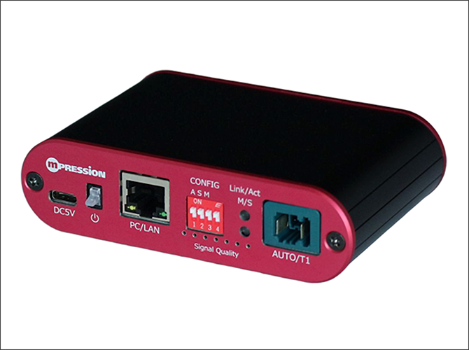 Automotive Ethernet 1000BASE-T1 Media Converter