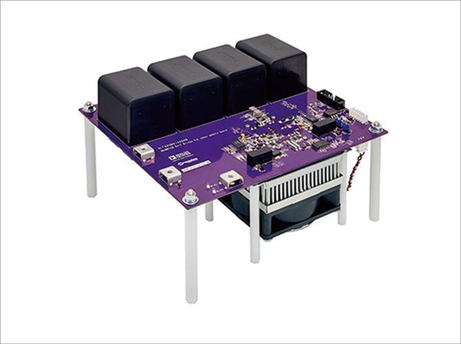 ADuM4146 ハーフブリッジボード with onsemi SiC Module