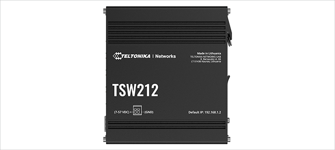 産業用マネージドイーサネットスイッチ TSW212