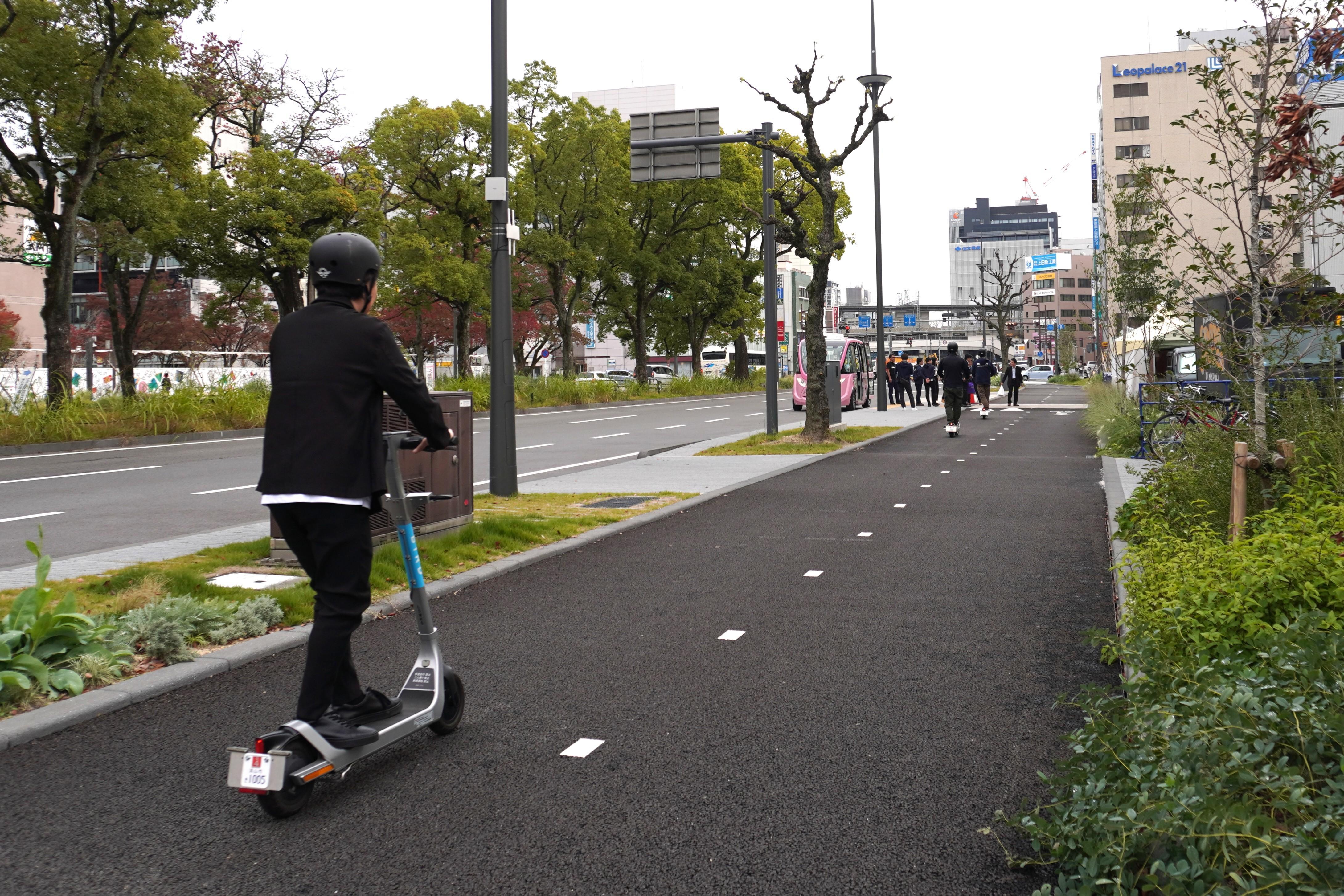 電動キックボード試乗会