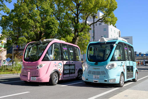 四日市市レポート「近鉄四日市駅周辺エリア 自動運転車両の実証実験」のコラムイメージ画像