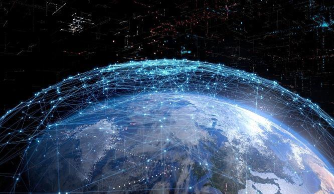 地球上に張り巡らされた通信ネットワーク