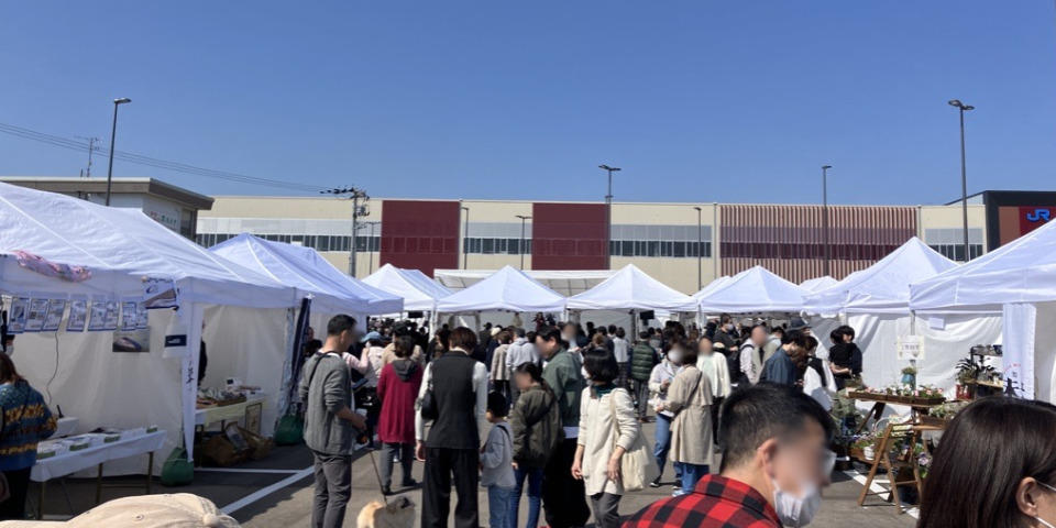 加賀未来市.の特設会場の様子