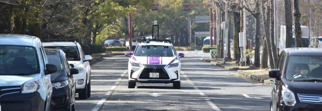 macniCAR running on public roads in Yokkaichi City