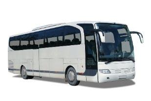 Large bus type autonomous driving vehicle