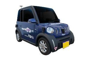 Small car type autonomous driving vehicle