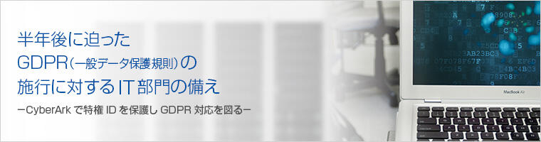 半年後に迫ったGDPR(一般データ保護規則)の施行に対するIT部門の備え