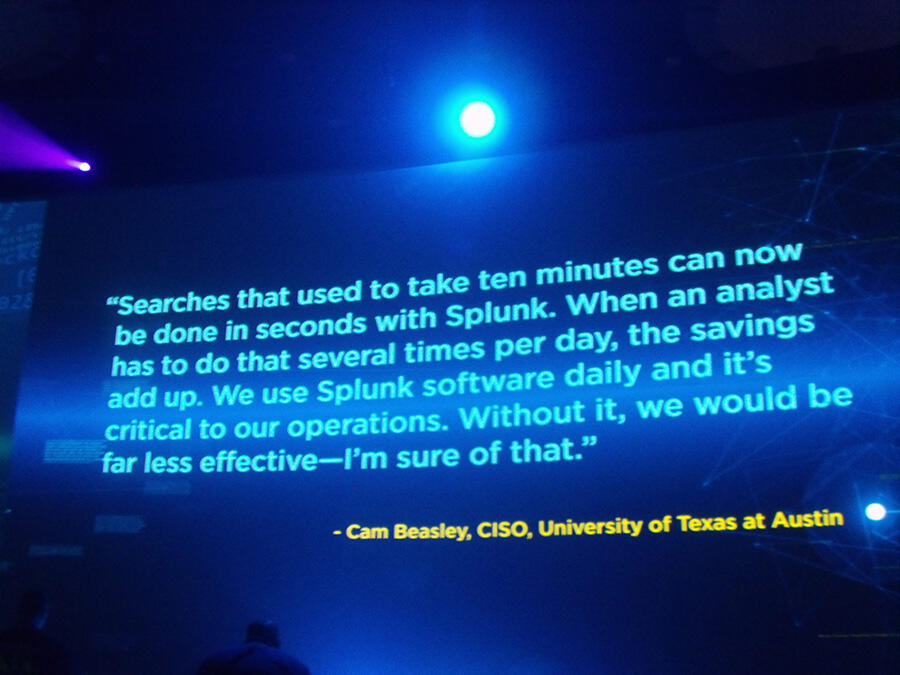 Splunk &quot;.conf (dot conf) 2016&quot; participation report DAY1