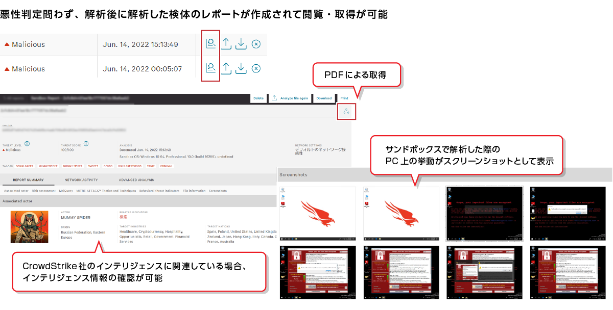 ①解析機能