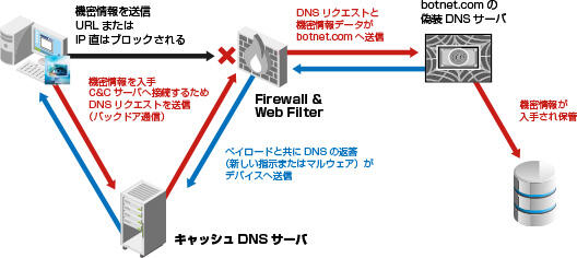 How does APT malware use DNS? g