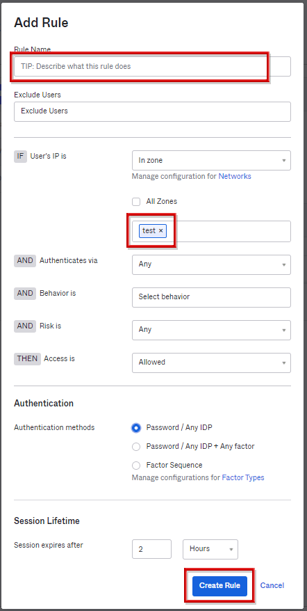 Operation details