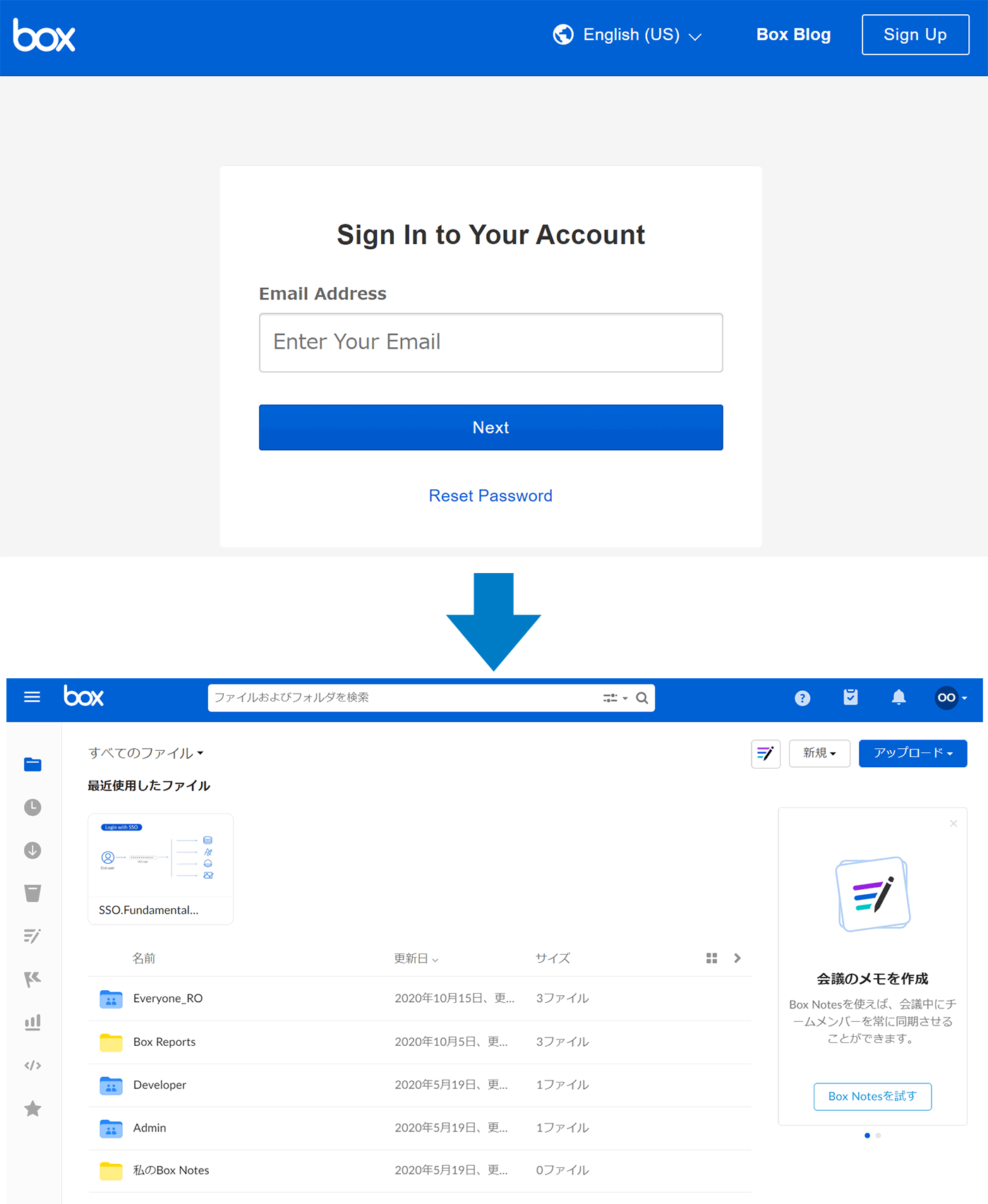 User-side setting method