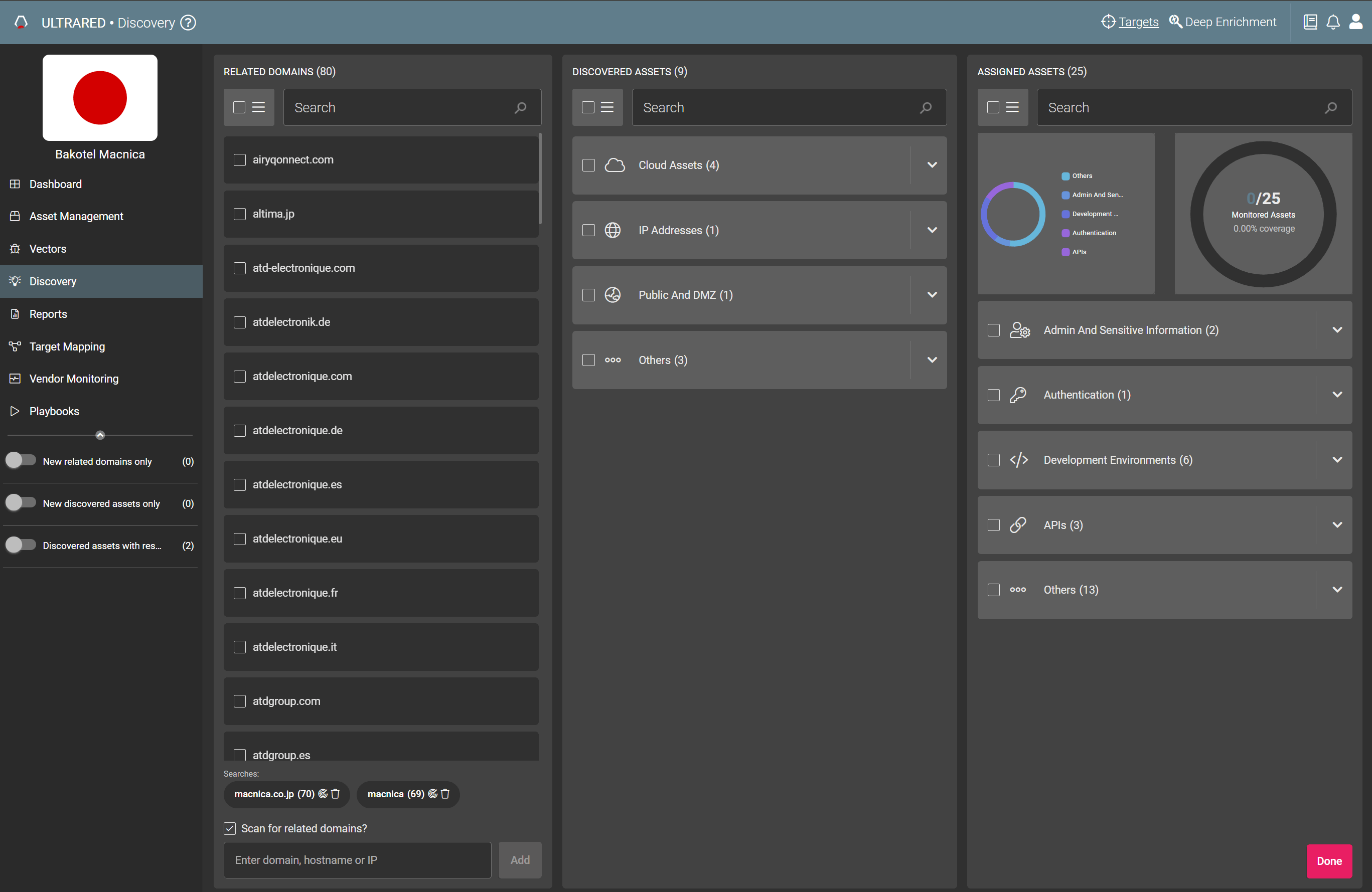 automatic asset discovery