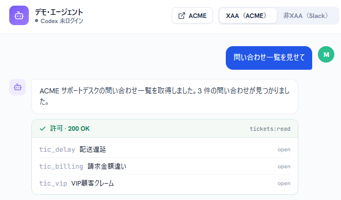 図7：許可されるケース（200 OK）