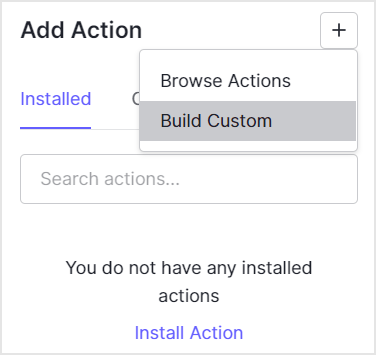 [Build Custom]をクリック