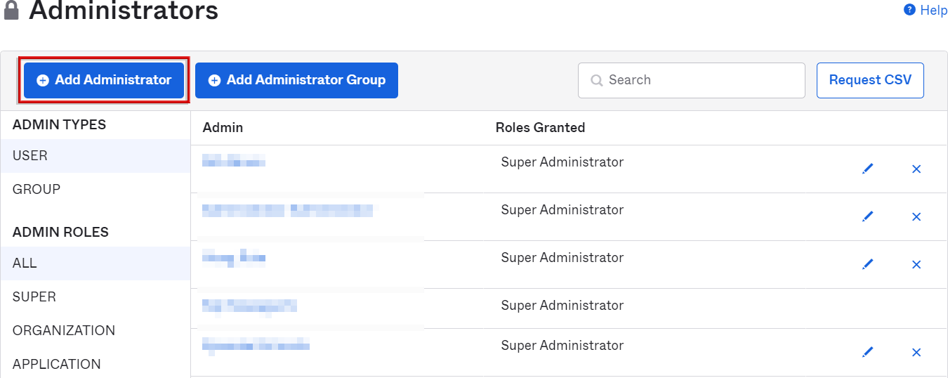 Grant administrator rights