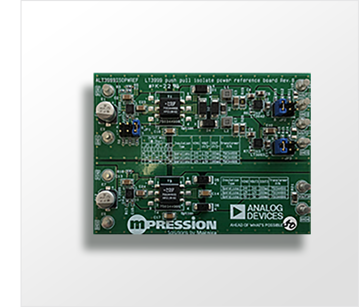 Reference board for high voltage functionally isolated variable input/output DC/DC power supply