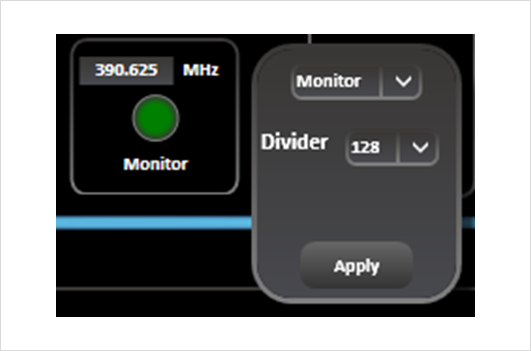 GUI settings