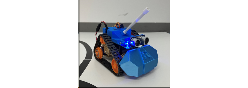 図11:3D プリンターを使ったライントレースカー