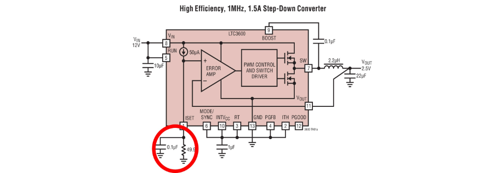 LTC3600の外付け抵抗