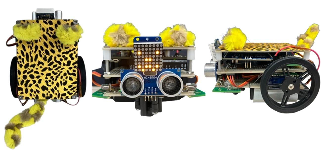 製作実習チーターロボット　完成したチーター