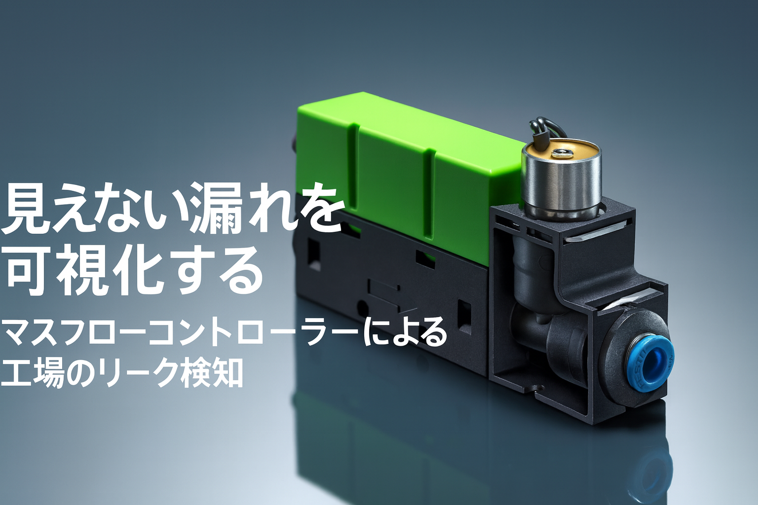 見えない漏れを可視化する：マスフローコントローラーによる工場のリーク検知の画像