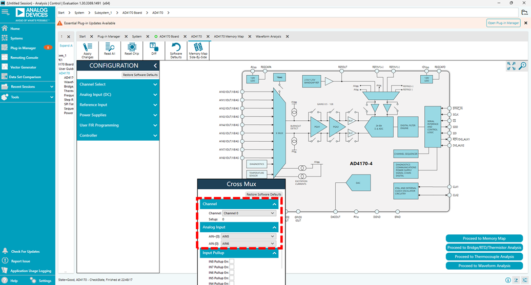 AD4170-4を使用した ACEの設定画面④（DC Excitation）