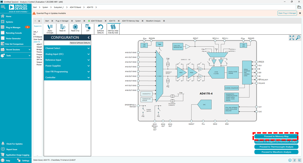 AD4170-4を使用した ACEの設定画面⑨（DC Excitation）