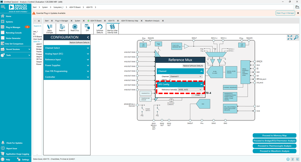 AD4170-4を使用した ACEの設定画面⑥（DC Excitation）