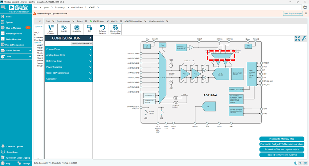AD4170-4を使用した ACEの設定画面⑤（DC Excitation）