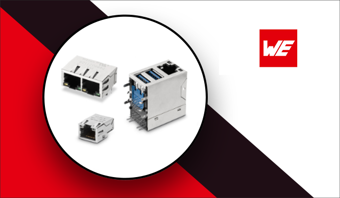 ウルトエレクトロニクス社（Würth Elektronik GmbH & Co. KG）過酷な産業用途に適したLANコネクター "WE-RJ45シリーズ"