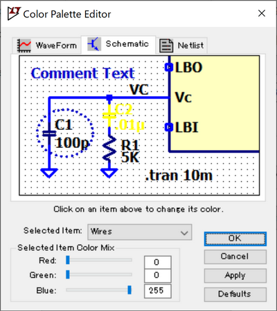 図3：Color Palette Editor