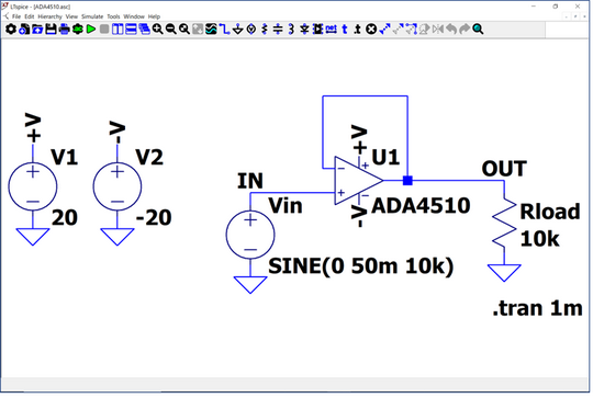 図1:ADA4510 の JIG 回路