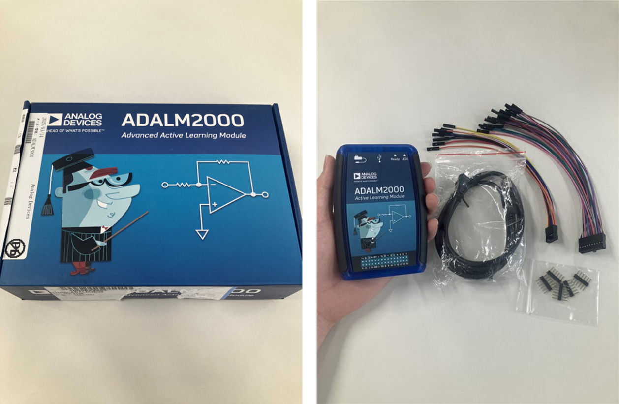 ADALM2000キットの箱を開封してみた