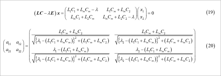 Figure 4. Eigenvectors