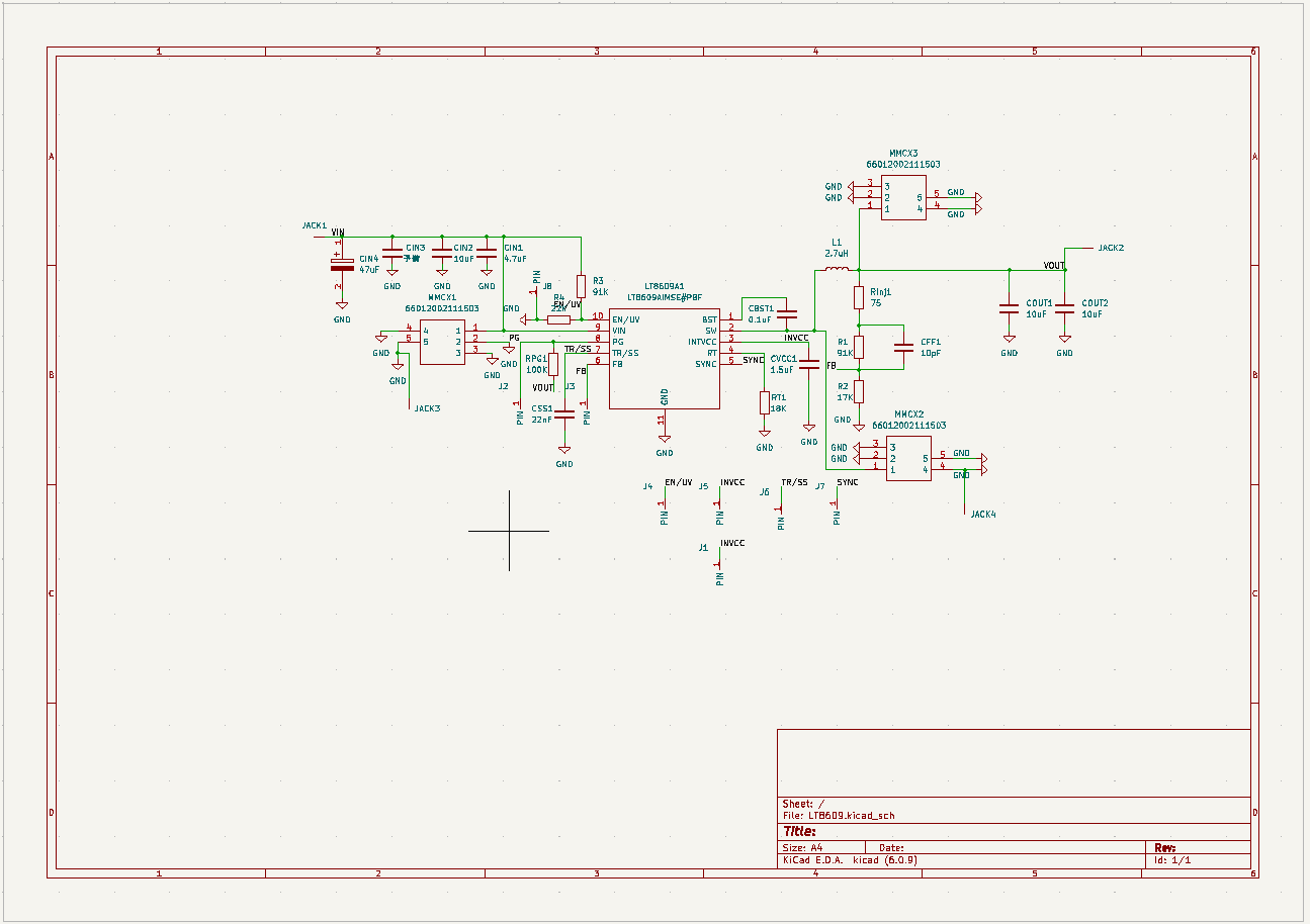 KiCADで作成した回路図