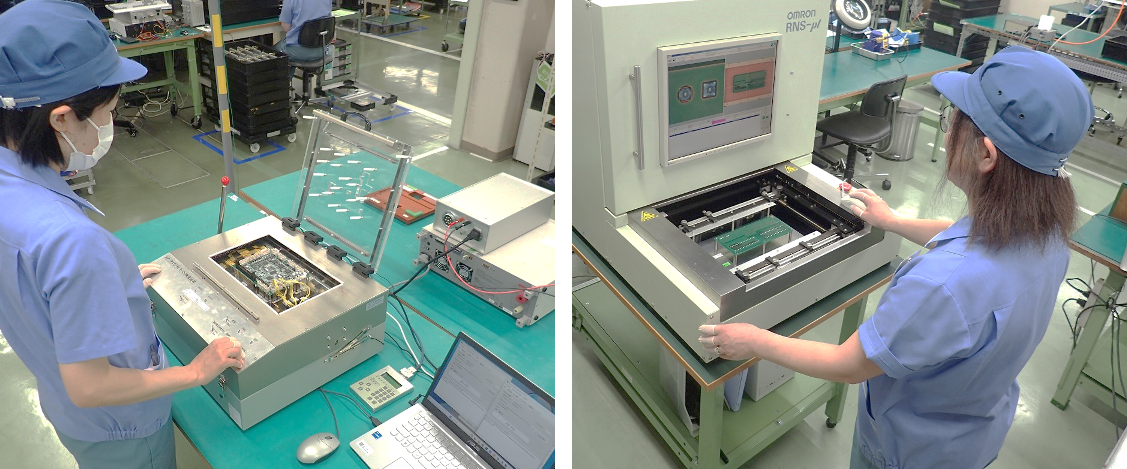 工場内の作業風景チェッカーVC