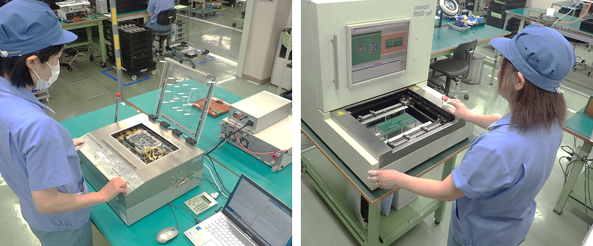 工場内の作業風景チェッカーVC